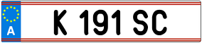 Truck License Plate
